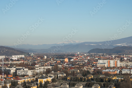 panorama Mukachevo city