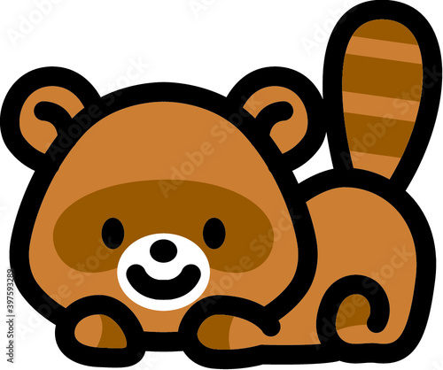 かわいいたぬきのキャラクター