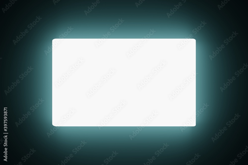 abstract technology glowing blank LED screens animation background 3D rendering abstract technology glowing blank LED screens animation background 3D rendering