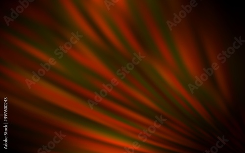 Dark Orange vector texture with colored lines.