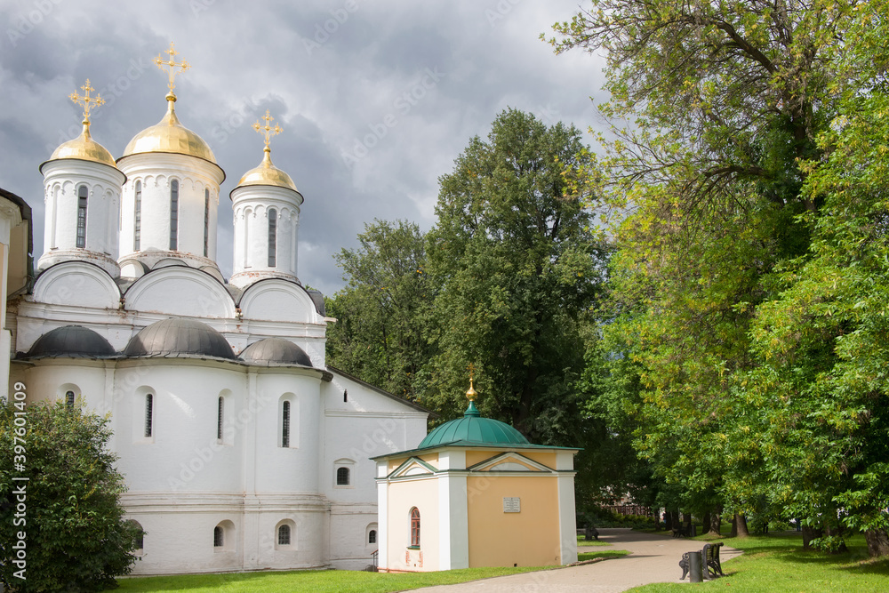 Spaso-Preobrazhensky Monastery (Spaso-Yaroslavl Monastery). Chapel of Tryphon, Bishop of Rostov. Yaroslavl. Gold ring of Russia