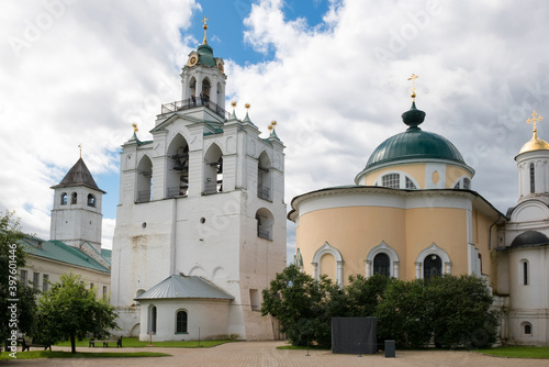 The architectural ensemble of the Spaso-Preobrazhensky Monastery (Spaso-Yaroslavl Monastery). Yaroslavl. Gold ring of Russia