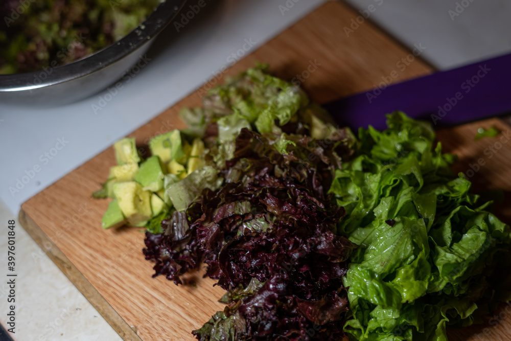 fresh salad preparation home made healthy food fresh salad preparation home made healthy food