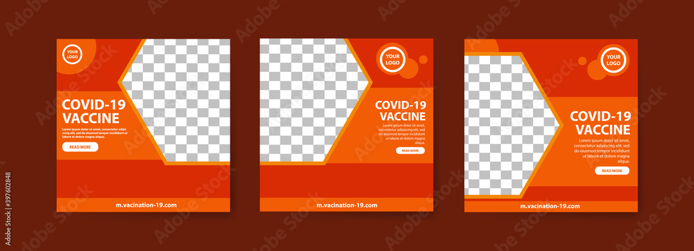 Collection of covid-19 vaccine social media posts. vaccine for covid-19. for the socialization of the covid-19 virus vaccination.