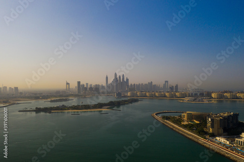 4k photo Resort Hotel, Thai Hotel, The Palm Jumeirah, Dubai, United Arab Emirates, Middle East, Aerial view, Drone © Frederique
