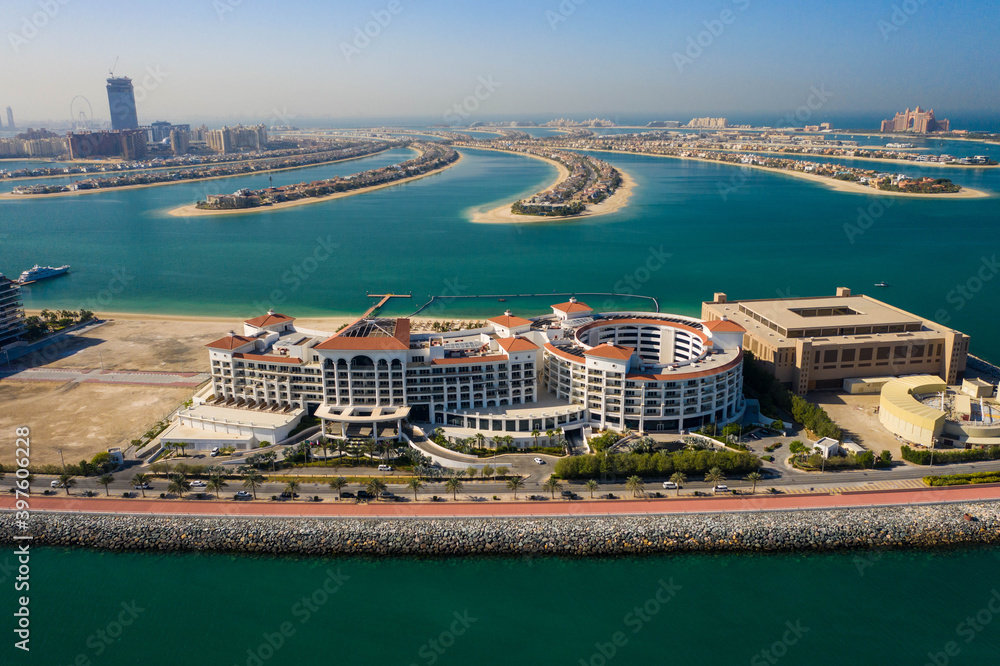 4k photo, The Palm Jumeirah, Artificial Island, East Crescent, Hotel