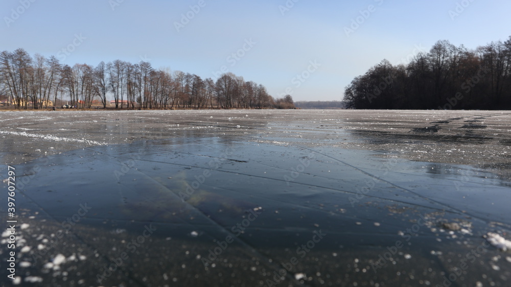 Obraz premium ice river