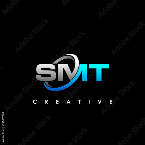 SMT Letter Initial Logo Design Template Vector Illustration	
 photo
