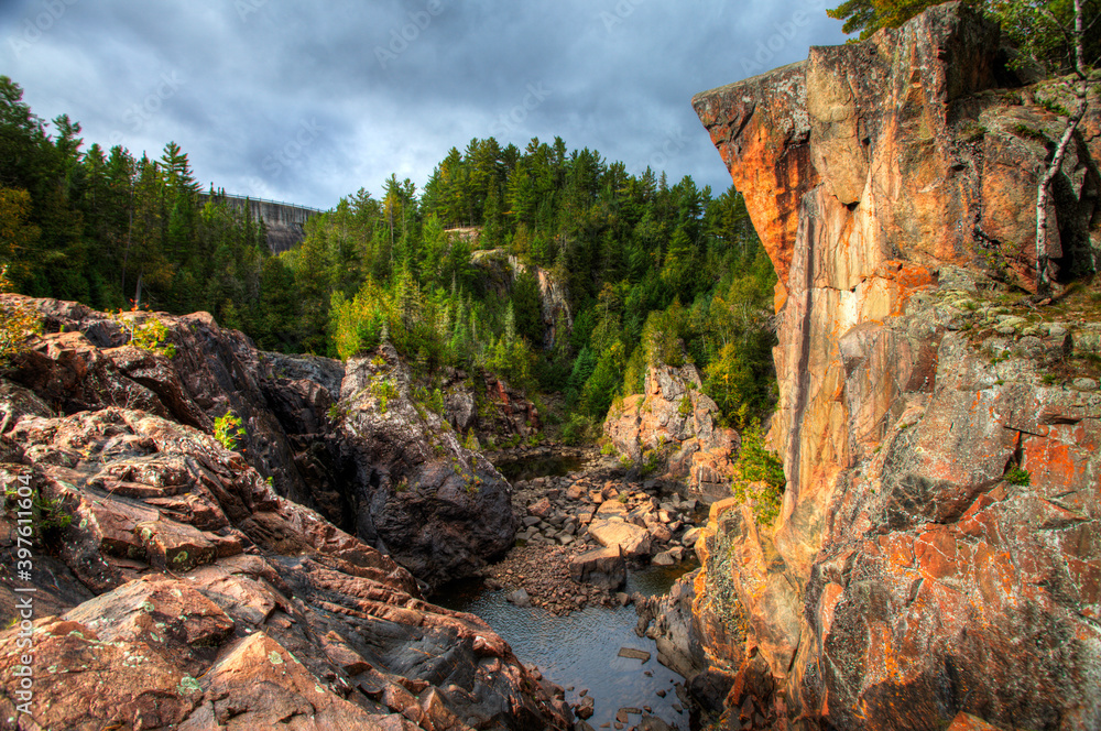 Obraz premium Aubrey Falls in Ontario, Canada