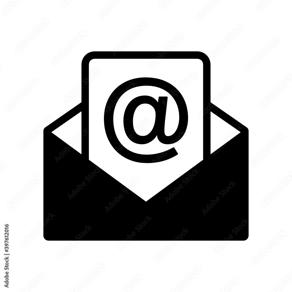 poczta e-mail ikona - obrazy, fototapety, plakaty 