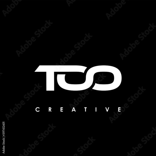 TOO Letter Initial Logo Design Template Vector Illustration 