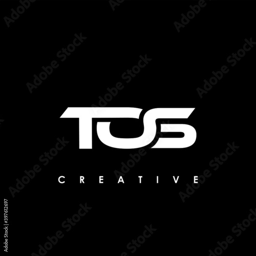 TOS Letter Initial Logo Design Template Vector Illustration	
