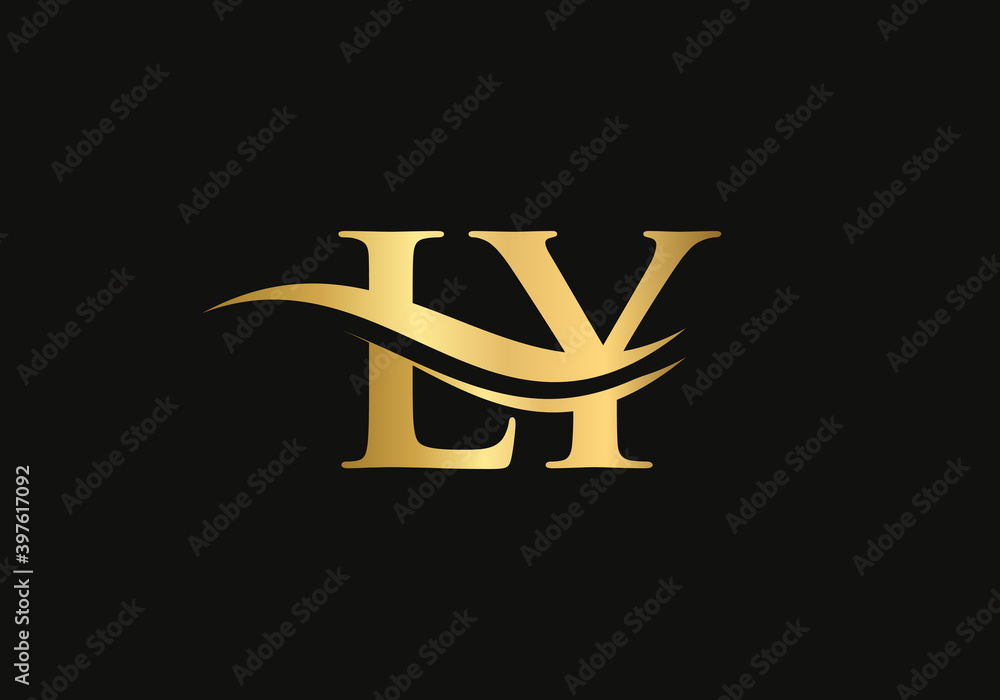 Premium Vector  Ly logo design