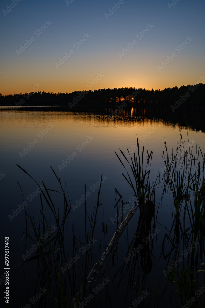 dramatatic red dark sunset over the fields and cities dramatatic red dark sunset over the fields and cities