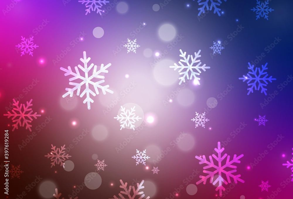 Dark Blue, Red vector template in carnival style. Dark Blue, Red vector template in carnival style.