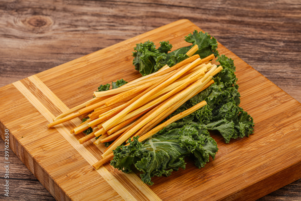 Chechel cheese sticks over board Chechel cheese sticks over board