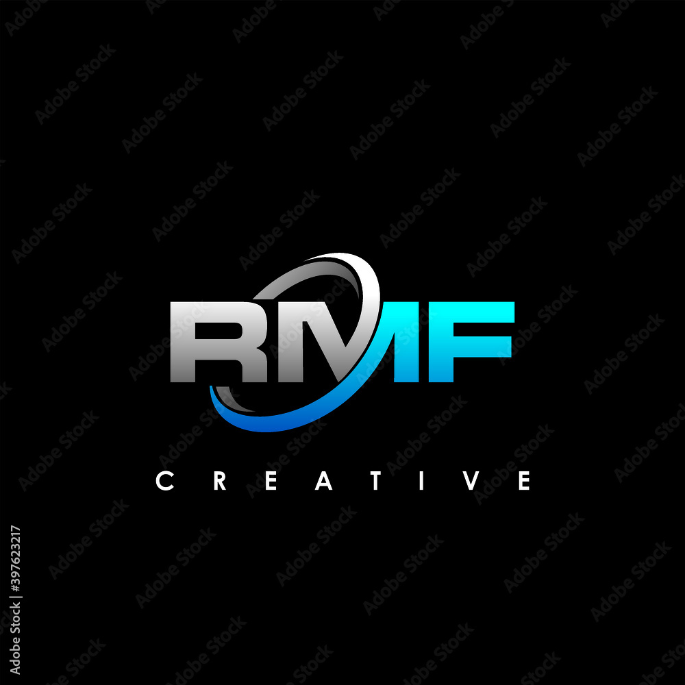 RMF Letter Initial Logo Design Template Vector Illustration	
