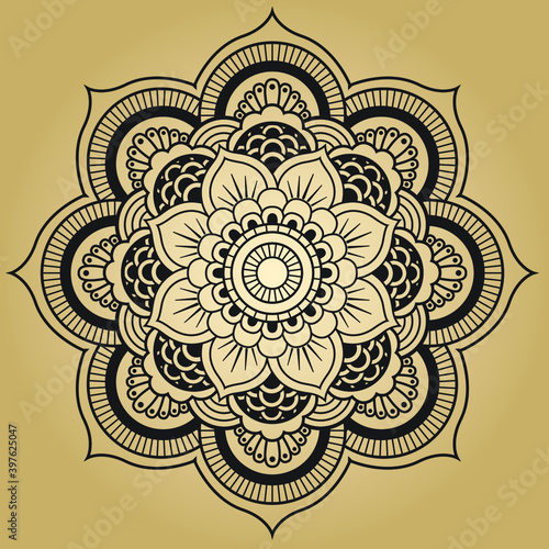 Vector illustration. Flowers Beautiful pattern  background