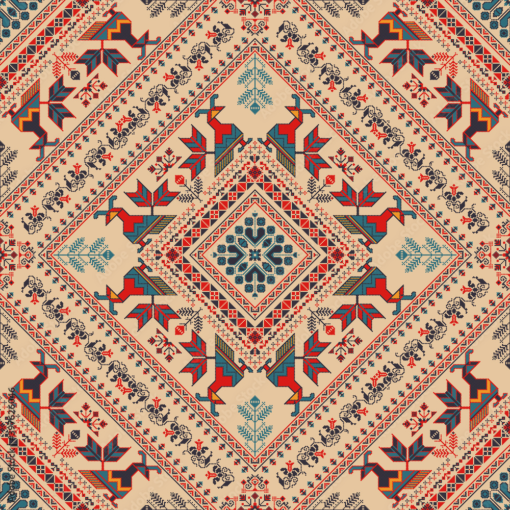 Romanian traditional pattern 129