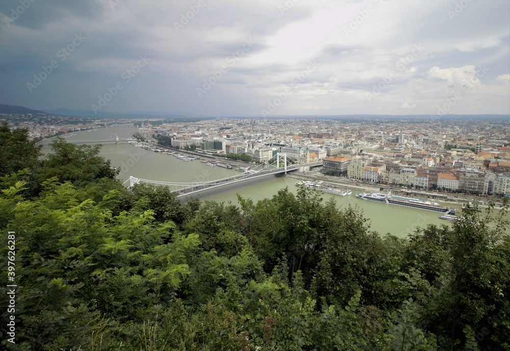 Schöne Aussicht auf Budapest