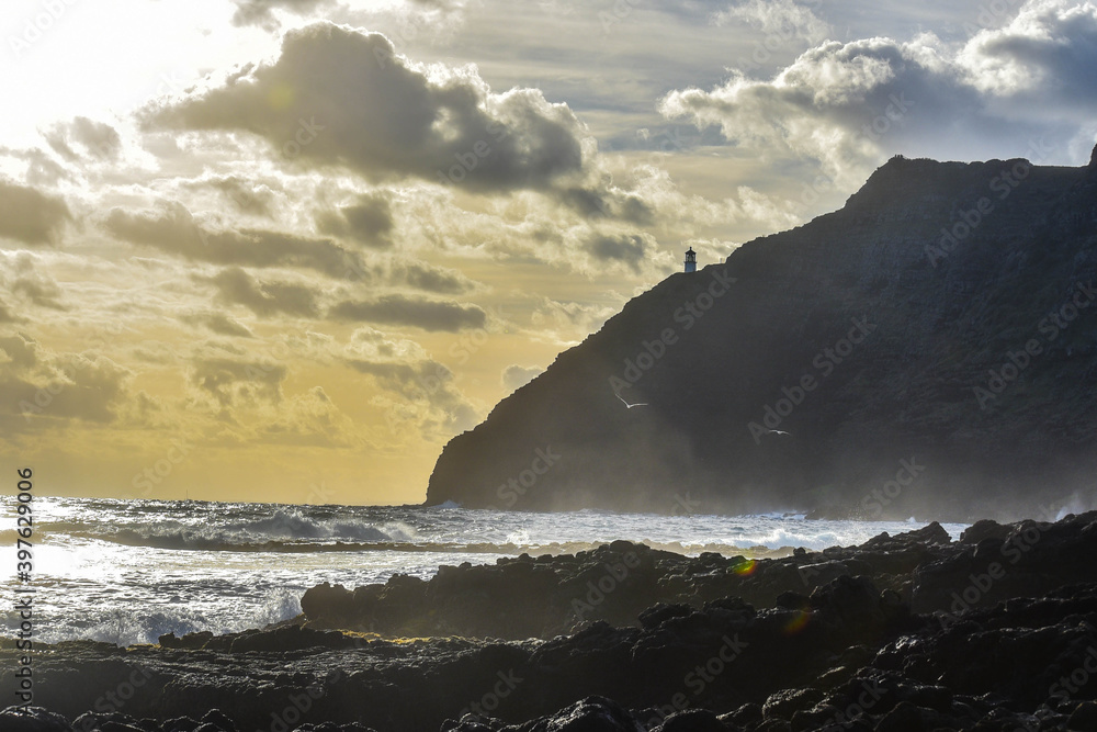 Obraz premium storm over the sea