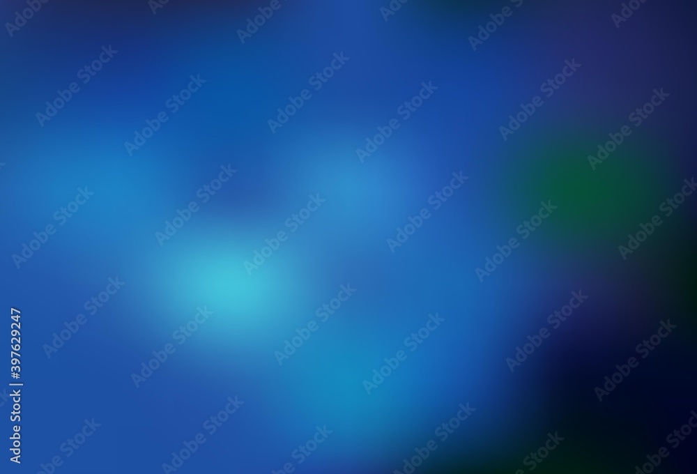 Dark BLUE vector blurred background. Dark BLUE vector blurred background.