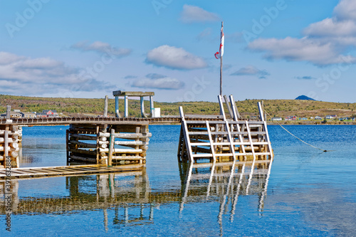 Small fishing dock, Newfoundland and Labrador, Canada. photo