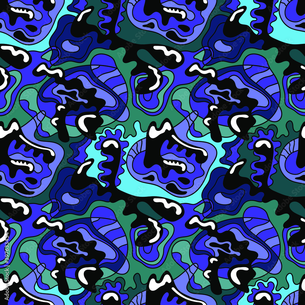 Abstract seamless backdrop with colorful hand drawn awesome pattern. Illustration for your crreative ideas Abstract seamless backdrop with colorful hand drawn awesome pattern. Illustration for your crreative ideas