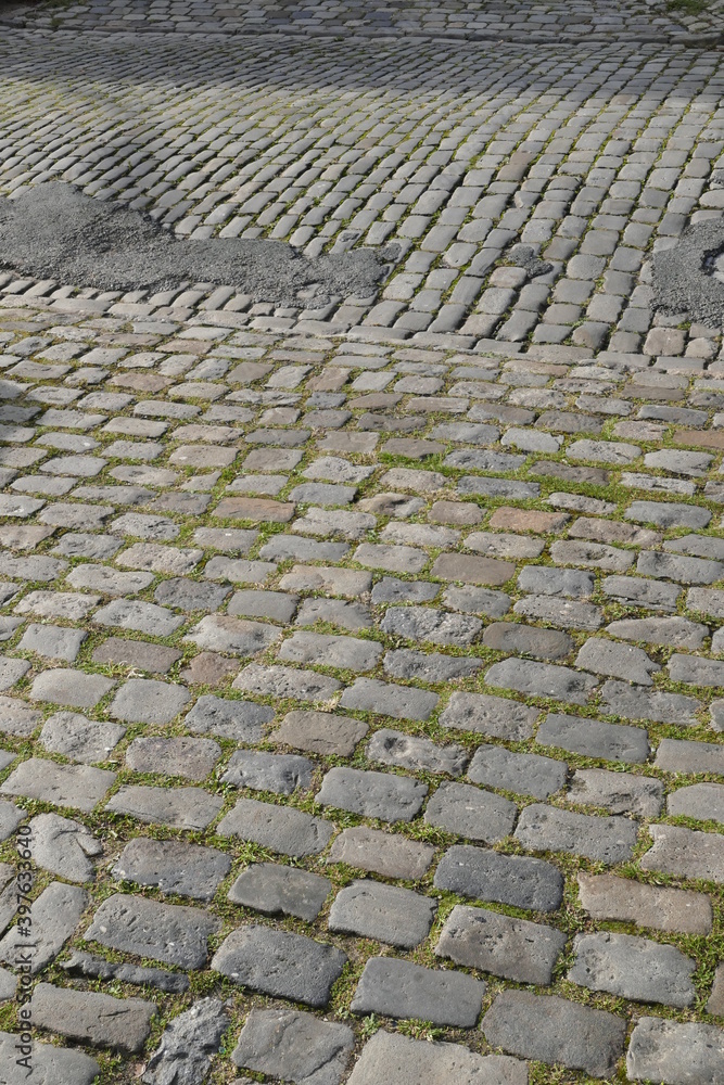 Fototapeta premium Cobblestone pavement