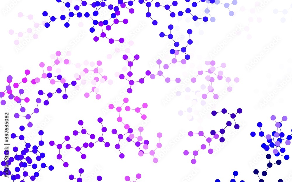 Light Purple, Pink vector template with artificial intelligence structure. Light Purple, Pink vector template with artificial intelligence structure.