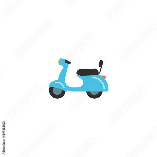 Scooter vector isolated icon