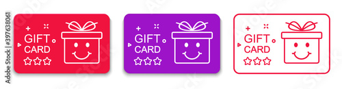 Loyalty card, collect bonus points, redeem gift, discount program symbol, quality business concept, win present, earn reward sign, incentive gift – stock vector
