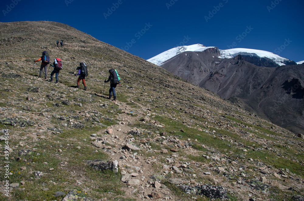 Mountain tourism, Caucasus, Elbrus