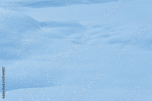 Fresh white snow and frost background structure