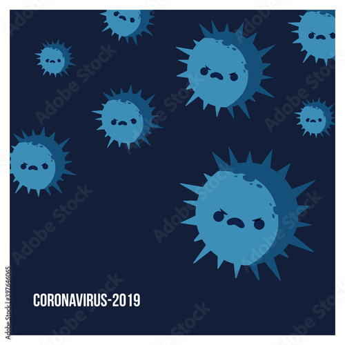 Coronavirus prevention concept. Wuhan 2019-nCov. Covid-19 prevention. Novel coronavirus epidemic. COVID-19. Stop coronavirus. Pandemic alert. Vector illustration for poster, banner, flyer