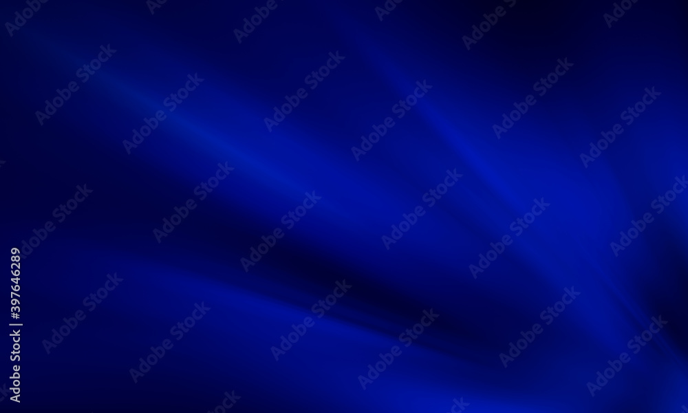 Fototapeta premium Abstract dark soft neon blue wave background