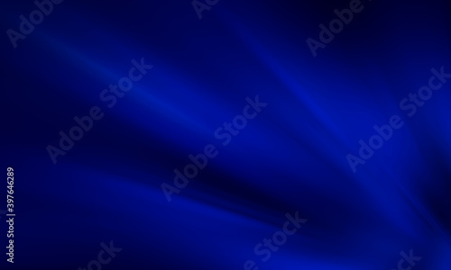 Abstract dark soft neon blue wave background