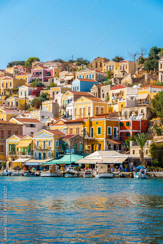 Obraz premium Symi Island view in Greece.