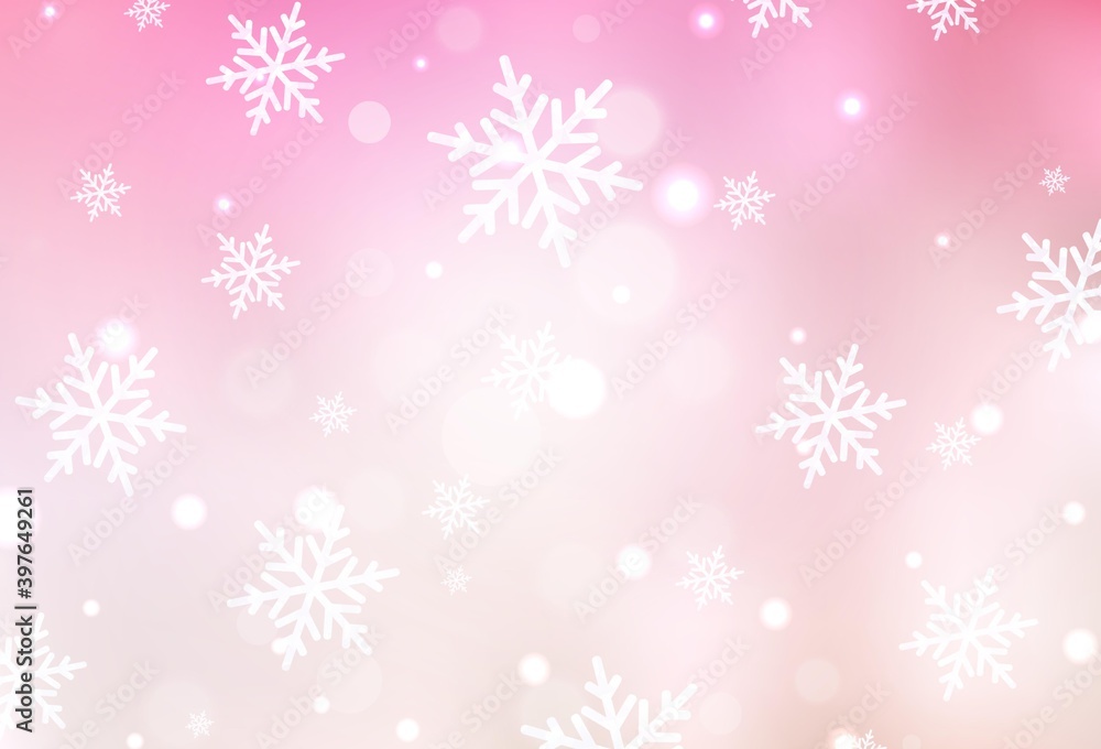Light Pink, Yellow vector backdrop in holiday style. Light Pink, Yellow vector backdrop in holiday style.