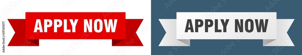 apply now ribbon. apply now isolated paper sign. banner apply now ribbon. apply now isolated paper sign. banner