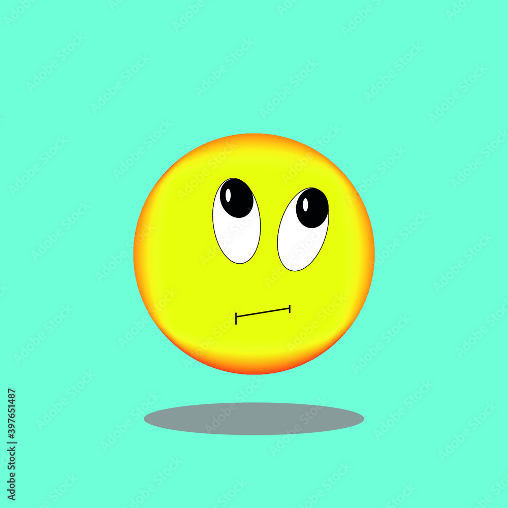 Fototapeta premium smiley face on white