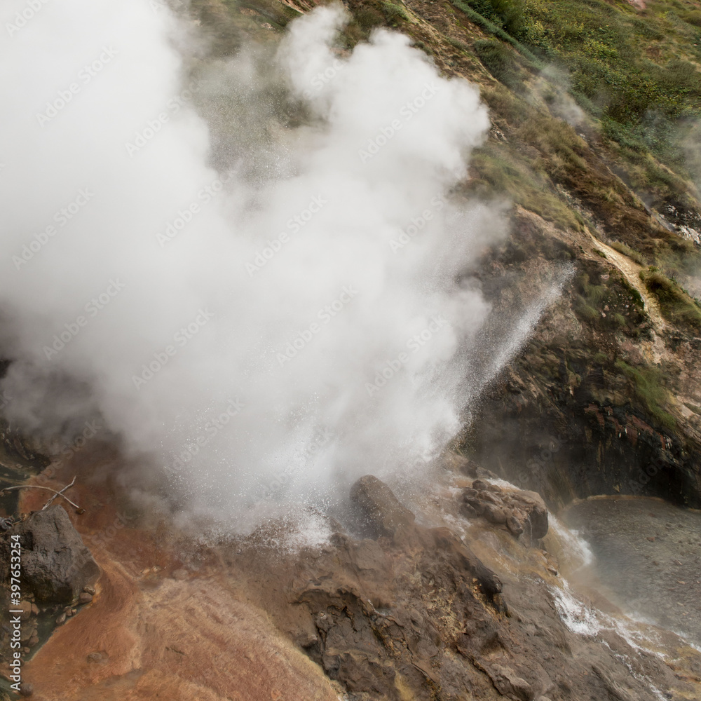 valley of geysers in the Kronotsky reserve valley of geysers in the Kronotsky reserve