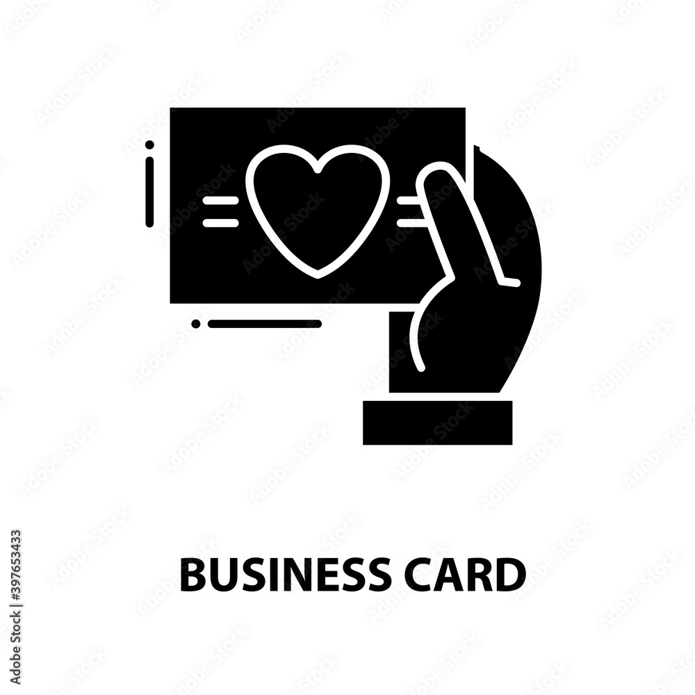 business card symbol icon, black vector sign with editable strokes, concept illustration business card symbol icon, black vector sign with editable strokes, concept illustration