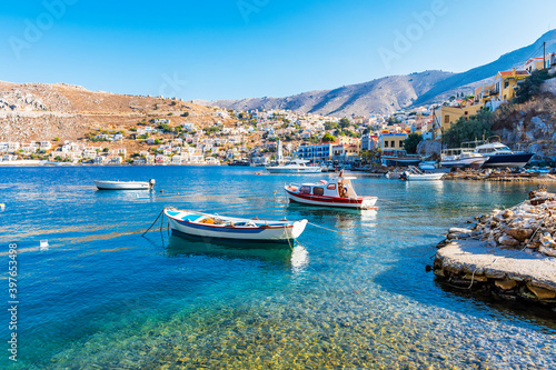 Symi Island view in Greece.