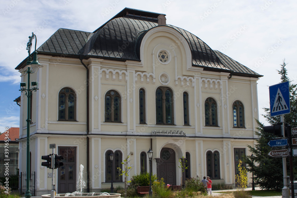 The synagogue building in Tokaj