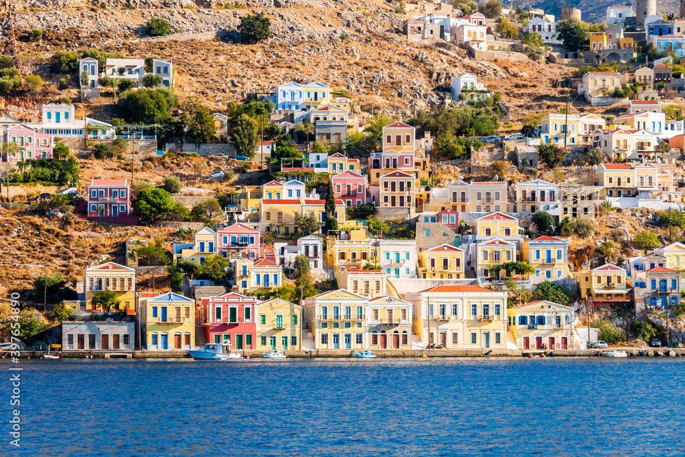 Symi Island view in Greece.