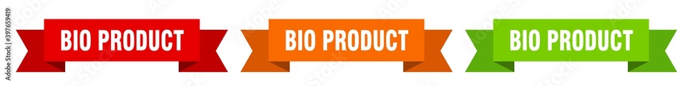 bio product ribbon. bio product isolated paper sign. banner bio product ribbon. bio product isolated paper sign. banner
