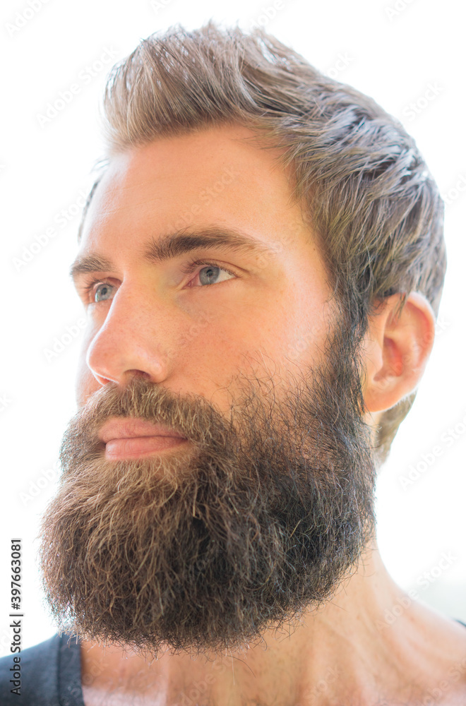 Obraz premium A portrait on white background