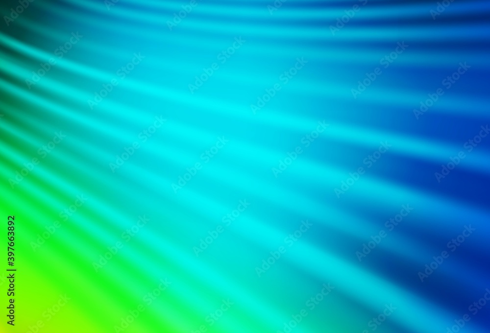Light Blue, Green vector blurred background. Light Blue, Green vector blurred background.