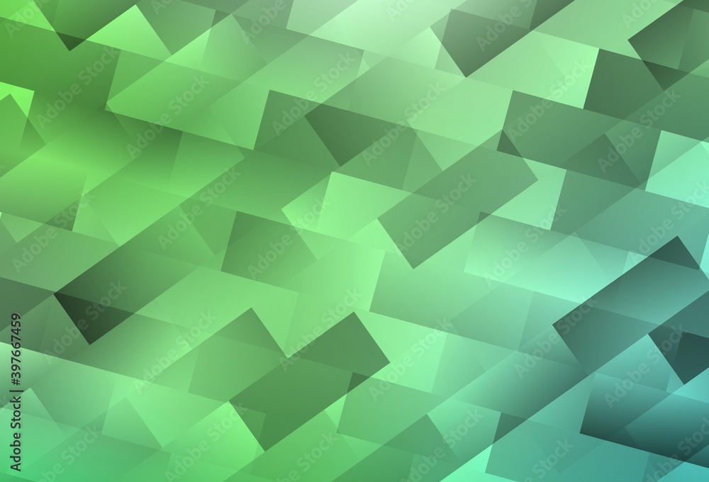 Light Green vector backdrop with rhombus. Light Green vector backdrop with rhombus.